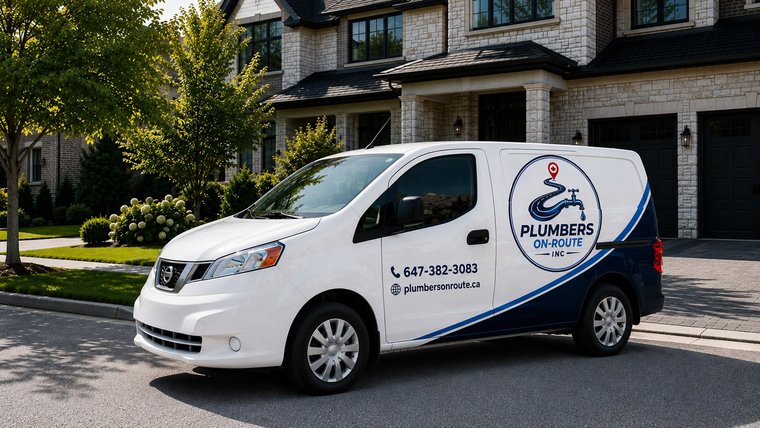 Plumbers On-Route service van